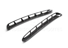 Load image into Gallery viewer, 2015 - 2021 Mustang Carbon Fiber GT350 Style Front Fender Vent Inserts (Pair)