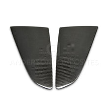 Load image into Gallery viewer, 2015 - 2020 Mustang Carbon Fiber Type-Flat Side Window Louvers (Pair)