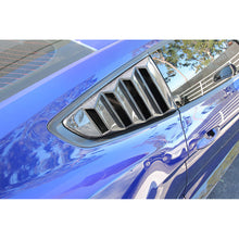 Load image into Gallery viewer, 2015 - 2020 Mustang Carbon Fiber Type-Vented Side Window Louvers (Pair)