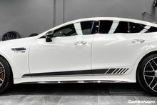 Load image into Gallery viewer, 2019-2023 Mercedes Benz AMG GT63/S 4Door Coupe X290 OEM Style Carbon Fiber Side Skirts - Carbonado Aero