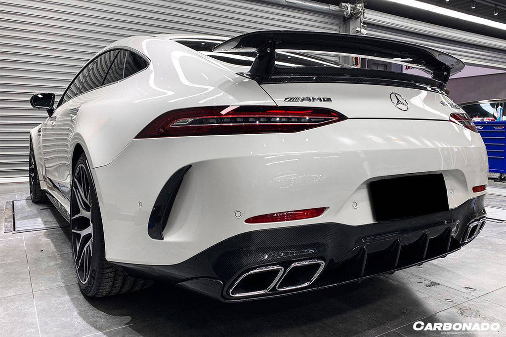 2019-2023 Mercedes Benz AMG GT63/S 4Door Coupe X290 OEM Style Carbon Fiber Rear Diffuser - Carbonado Aero