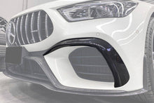 Load image into Gallery viewer, 2019-2023 Mercedes Benz AMG GT63/S 4Door Coupe X290 OEM Style Carbon Fiber Front Canards - Carbonado