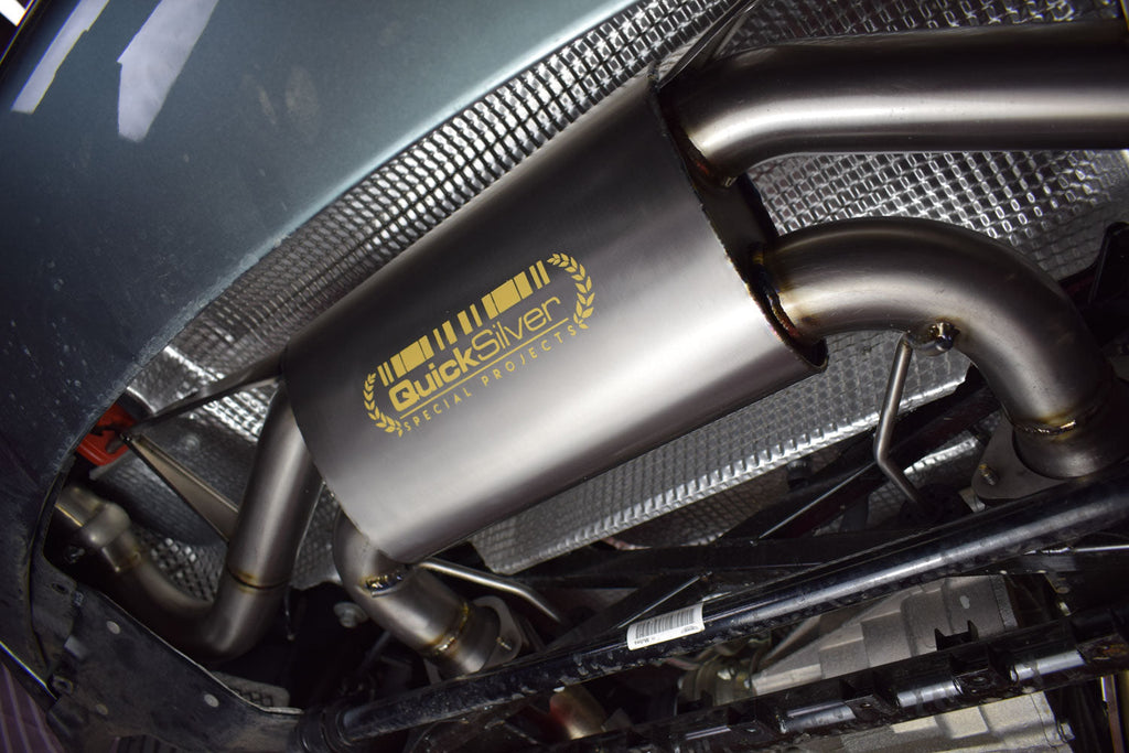 QuickSilver Aston Martin V8 Vantage inc. AMR Titanium Ultralight Rear Exhaust Section 2005-2018