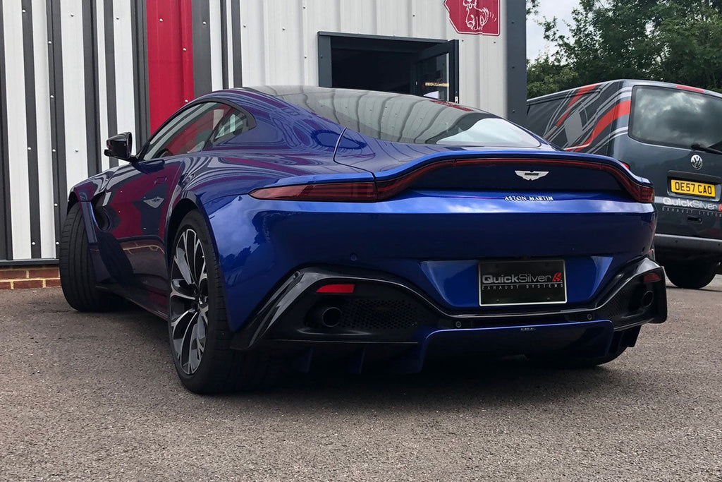 QuickSilver Aston Martin Vantage Secondary Catalyst Delete Pipes 2018-2024