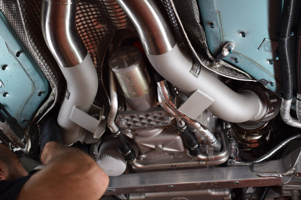 QuickSilver Aston Martin V12 Vanquish 'Race' Catalysts and OPF Delete Downpipes 2025+