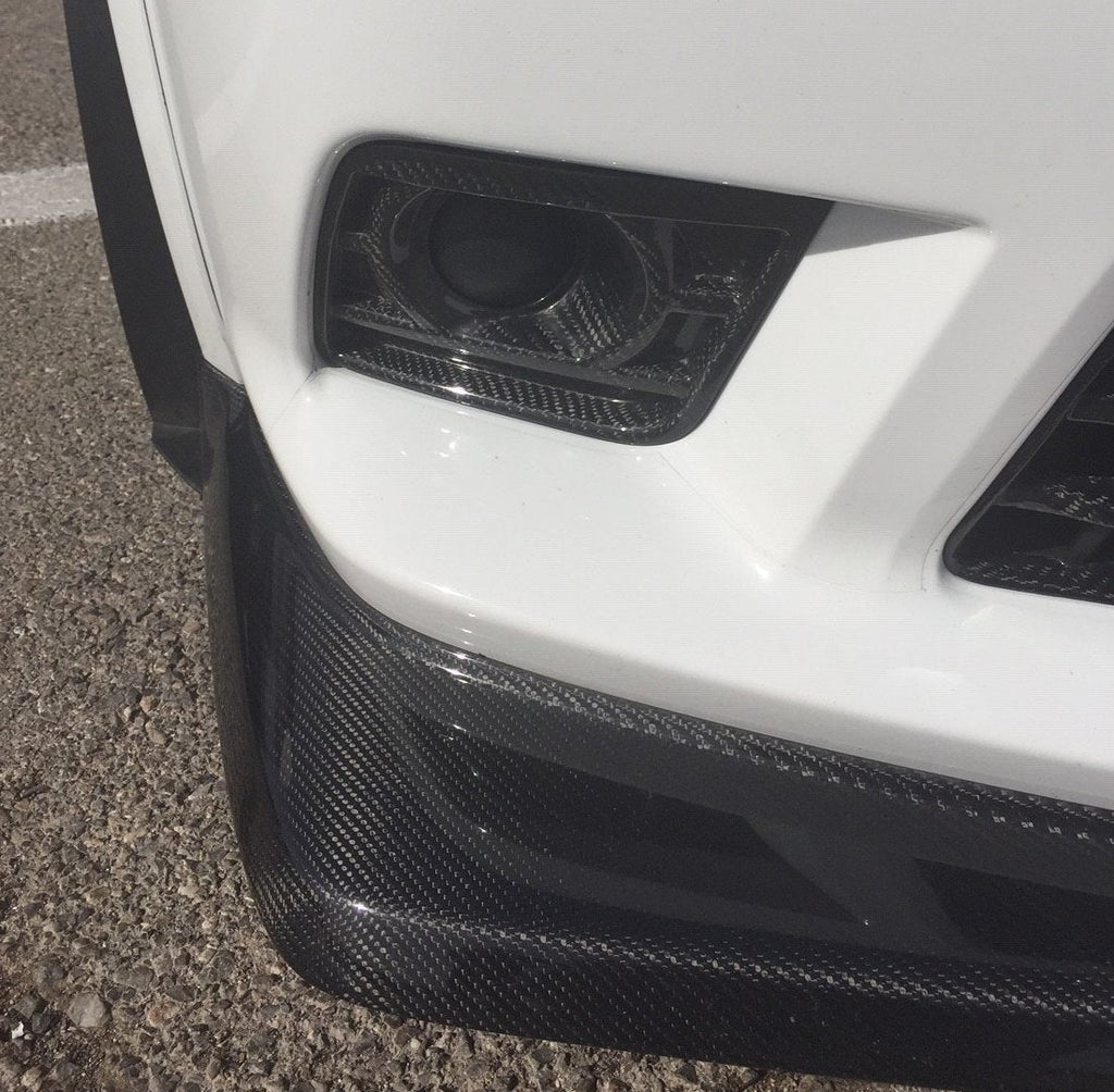 2014-2015 CHEVY CAMARO Z28 STYLE CARBON FIBER AIR DUCT BEZELS (PAIR)