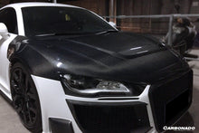 Load image into Gallery viewer, 2006-2015 Audi R8 Coupe &amp; Spyder P Style Carbon Fiber Hood - Carbonado