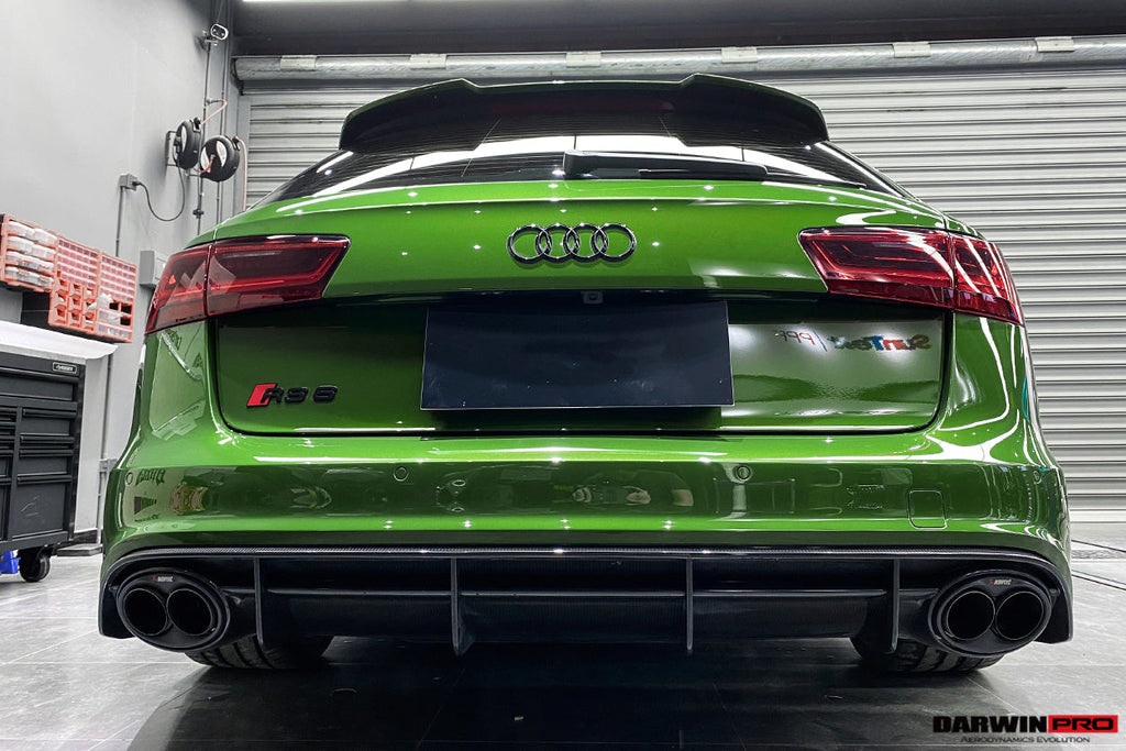 2013-2018 Audi RS6 Avant Carbon Fiber Rear Lip