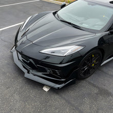 Load image into Gallery viewer, 2020-2024 Corvette C8 Stingray Evo Style Front Lower Chin Splitter Gloss Black
