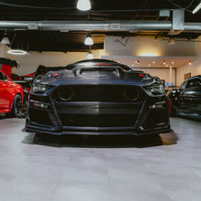 Load image into Gallery viewer, PRE-ORDER 2018-2023 Ford Mustang GT500/Mach1 Combo Double Sided Full Carbon Fiber Track Package Front Bumper Conversion