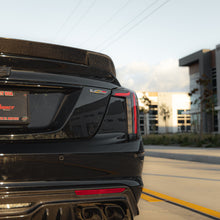 Load image into Gallery viewer, 2022-2025 Cadillac CT5-V Blackwing Type-ST Gloss Carbon Fiber Rear Spoiler