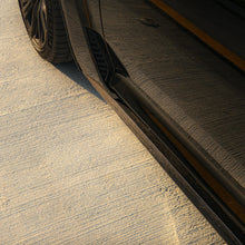 Load image into Gallery viewer, 2022-2025 Cadillac CT5-V Blackwing Type-ST Gloss Carbon Fiber Side Rocker Panel Extensions