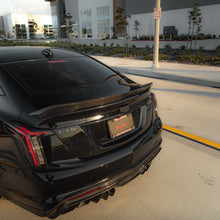 Load image into Gallery viewer, 2022-2025 Cadillac CT5-V Blackwing Type-ST Gloss Carbon Fiber Rear Spoiler