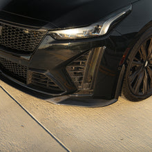 Load image into Gallery viewer, 2022-2025 Cadillac CT5-V Blackwing Gloss Carbon Fiber Front Chin Splitter