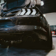 Load image into Gallery viewer, PRE-ORDER 2018-2023 Ford Mustang GT500 Style Double Sided Full Carbon Fiber Track Package Rear Bumper Conversion