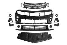 Load image into Gallery viewer, 2010-2013 Chevy Camaro ZL1 Package Front Bumper Conversion Full Kit Flat BLK