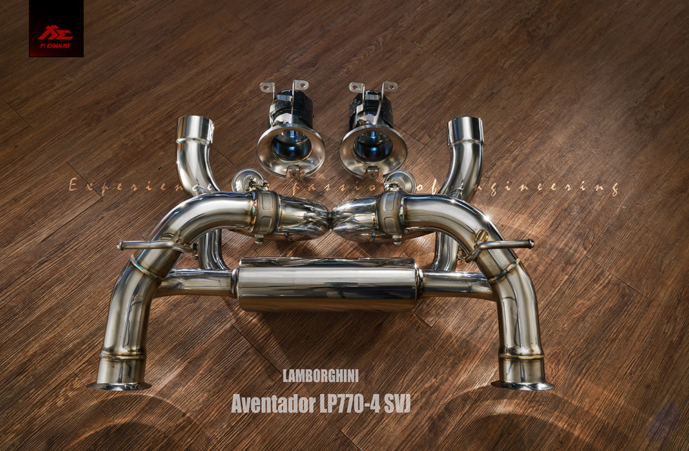 Valvetronic Exhaust System for Lamborghini Aventador SVJ LP770-4 | 2018-2021
