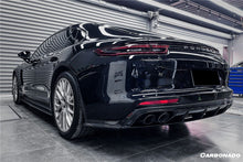 Load image into Gallery viewer, 2017-2023 Porsche Panamera 971 4S/4/GTS OD Style Carbon Fiber Rear Lip - Carbonado Aero