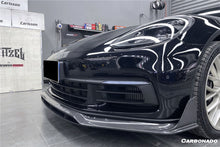 Load image into Gallery viewer, 2017-2023 Porsche Panamera 971 4S/4/GTS OD Style DRY Carbon Fiber Front Lip - Carbonado Aero