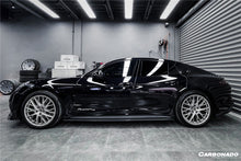Load image into Gallery viewer, 2017-2023 Porsche Panamera 971 4S/4/GTS OD Style DRY Carbon Fiber Side Skirts - Carbonado Aero