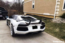 Load image into Gallery viewer, 2011-2021 Lamborghini Aventador LP700 LP740 Coupe/Roadster DC Style Carbon Fiber Trunck Spolier - Carbonado Aero