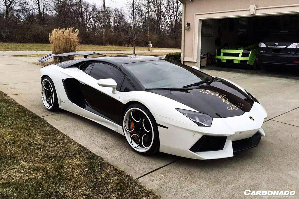 2011-2021 Lamborghini Aventador LP700 LP740 Coupe/Roadster DC Style Carbon Fiber Trunck Spolier - Carbonado Aero