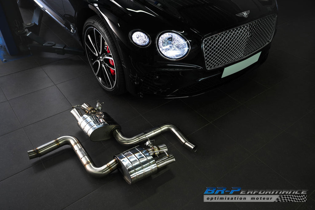 QuickSilver Bentley Continental GT W12 Sport Exhaust with Sound Architect 2018-2024