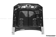 Load image into Gallery viewer, 2010-2014 Ford Mustang GT500 Black Momba BC1 Style Hood - Carbonado Aero