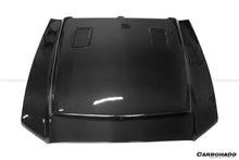 Load image into Gallery viewer, 2010-2014 Ford Mustang GT500 Black Momba BC1 Style Hood - Carbonado Aero