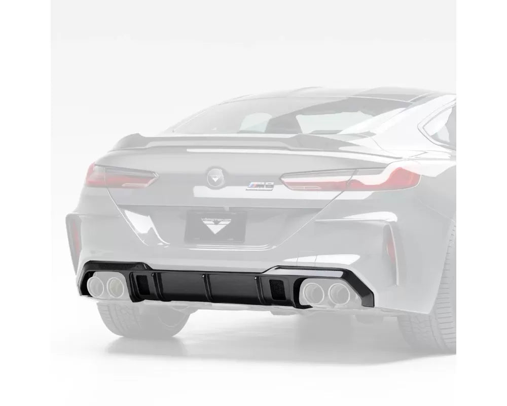 Vorsteiner VRS Aero Glossy Carbon Fiber PP 2x2 Rear Diffuser BMW M8 2020-2023