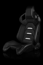 Load image into Gallery viewer, Universal BRAUM ALPHA-X SERIES RACING SEATS (BLACK &amp; WHITE) – PAIR