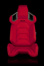 Load image into Gallery viewer, Universal BRAUM ALPHA-X SERIES RACING SEATS (RED CLOTH) – PAIR