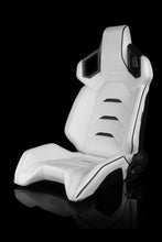 Load image into Gallery viewer, Universal BRAUM ALPHA-X SERIES RACING SEATS (WHITE &amp; BLACK) – PAIR