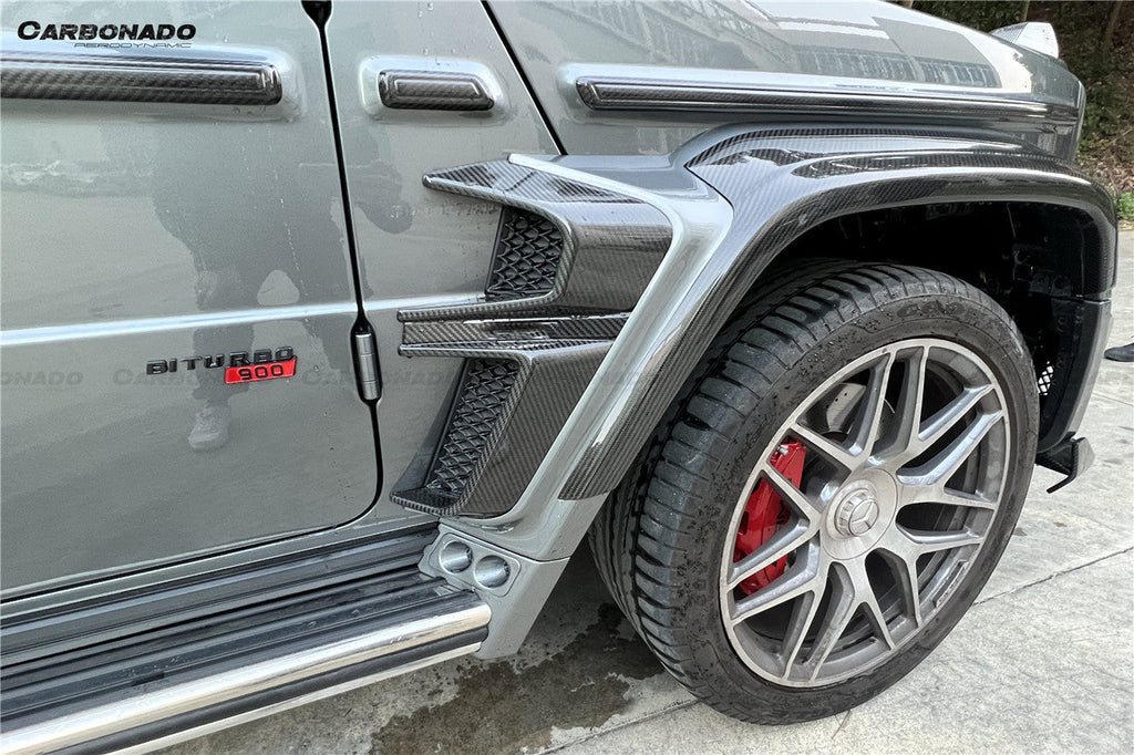 2018-2024 Mercedes Benz G500 G63 AMG W464 G-Wagon BR-G900 Style Dry Carbon Body Line Trims