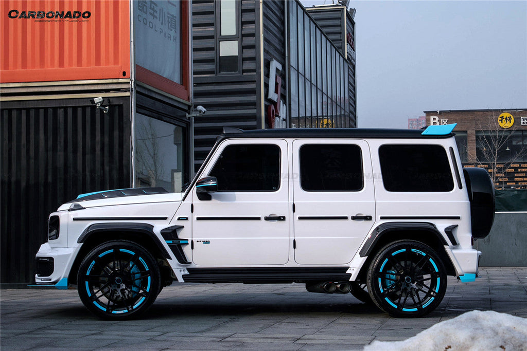 2018-2024 Mercedes Benz G500 G63 AMG W464 G-Wagon BR G900 Style Dry Carbon Door Handle Cover