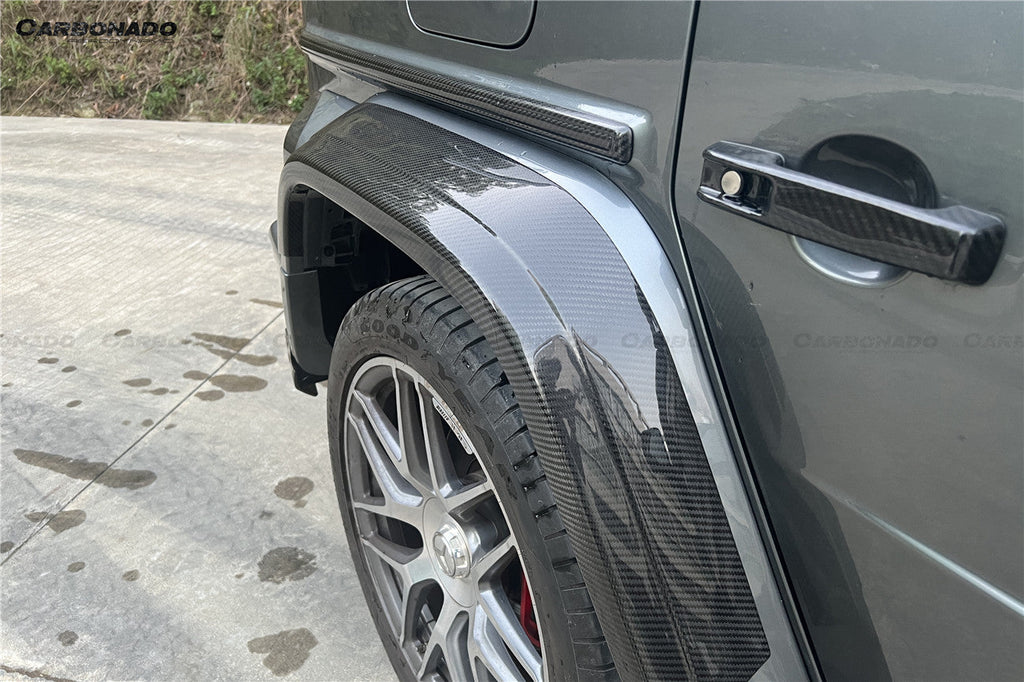 2018-2024 Mercedes Benz G500 G63 AMG W464 G-Wagon BR G900 Style Dry Carbon Door Handle Cover