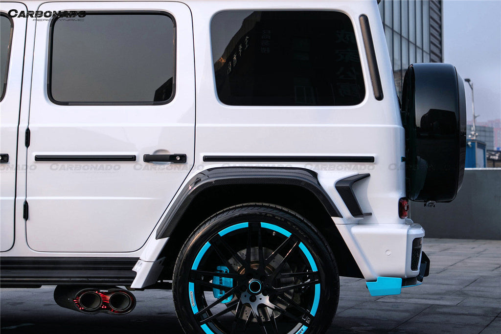 2018-2024 Mercedes Benz G500 & G63 AMG W464 G-Wagon BR G900 Style Dry Carbon Door Handle Cover - Carbonado