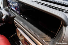 Load image into Gallery viewer, 2019-2022 Mercedes Benz W464 G550/G63AMG G-Class Dry Carbon Fiber Screen Surround Panel Replacement - Carbonado Aero