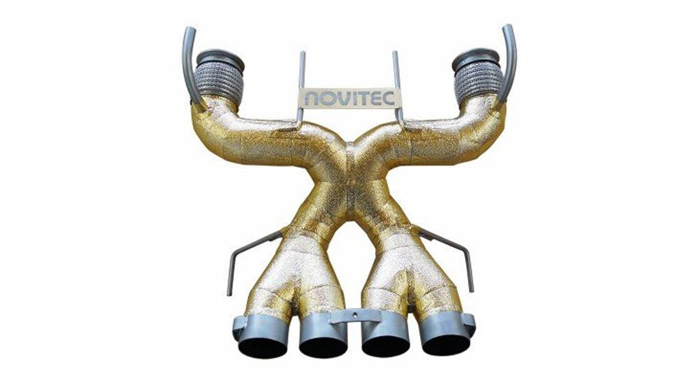 Novitec Gold Plated Exhaust System w/Novitronic McLaren 765LT 2021+