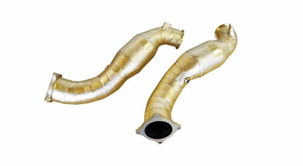 Novitec Gold Plated Cat Pipes w/Heat Protection McLaren 765LT 2021+