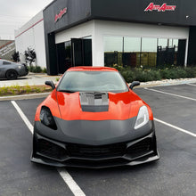 Load image into Gallery viewer, 2014-2019 Corvette C7 ZR1 Track Package Front Bumper Conversion 18pcs Full Kit Flat BLK