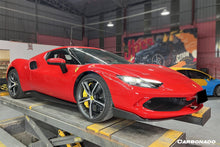 Load image into Gallery viewer, 2022-UP Ferrari 296 GTB AF Style Dry Carbon Fiber Front Lip Splitter