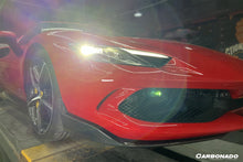 Load image into Gallery viewer, 2022-UP Ferrari 296 GTB AF Style Dry Carbon Fiber Front Lip Splitter