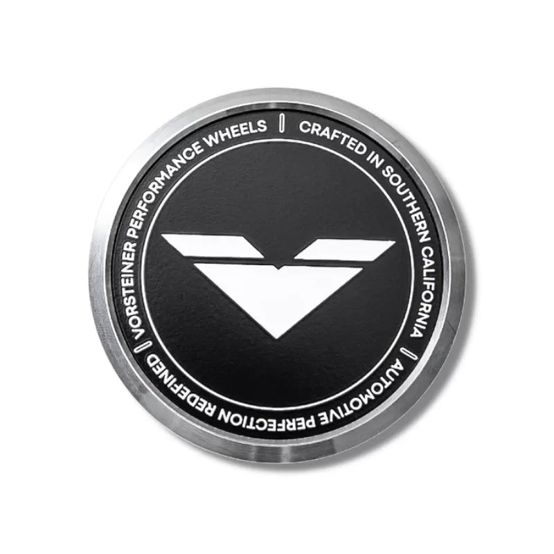 Vorsteiner Aluminum Black With White Logo Center Cap