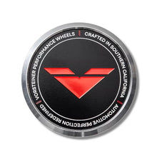 Load image into Gallery viewer, Vorsteiner Aluminum Black With Red Logo Center Cap