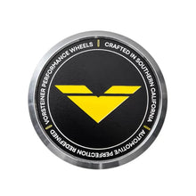 Load image into Gallery viewer, Vorsteiner Aluminum Black With Yellow Logo Center Cap