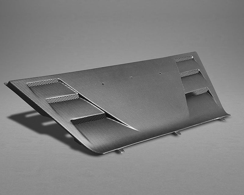 Capristo Carbon Rear Engine Air Guide Gloss Finish Ferrari 488 GTB 2015-2020