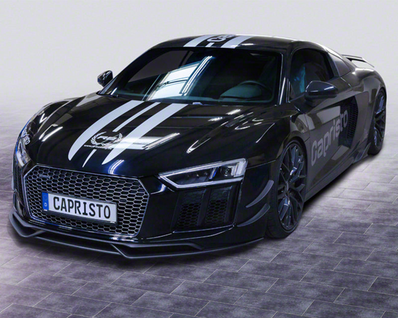 Capristo Gloss Carbon Front Fins |Front Spoiler Audi R8 V10 Plus 2015 | Audi R8 Gen2 V10 2016-2019