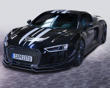 Load image into Gallery viewer, Capristo Gloss Carbon Front Fins |Front Spoiler Audi R8 V10 Plus 2015 | Audi R8 Gen2 V10 2016-2019