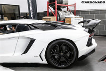 Load image into Gallery viewer, 2011-2021 Lamborghini Aventador LP700 LP740 Coupe &amp; Roadster BKSS Style Carbon Fiber Rear Side Scoops - Carbonado
